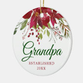 Zwangerschapsaankondiging | Nieuw Geschenk Voor Op Keramisch Ornament (Links)