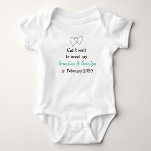 Zwangerschapsaankondiging nieuwe baby romper