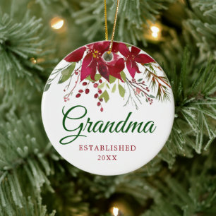 Zwangerschapsaankondiging Nieuwe Oma Cadeau Keramisch Ornament