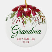 Zwangerschapsaankondiging | Nieuwe Oma Cadeau Keramisch Ornament (Voorkant)