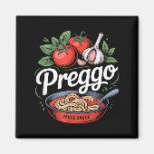 Zwangerschapsaankondiging Prego Pasta Saus Grappig Magneet (Voorkant)