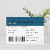 Zwangerschapsaankondiging Reisthema Kaart (Staand voorkant)