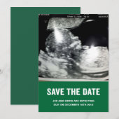 Zwangerschapsaankondiging Save the Date Aankondiging (Voorkant / Achterkant)