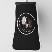 Zwangerschapsaankondiging Sonogram Photo Golf Head Golfheadcover (Draai 90)