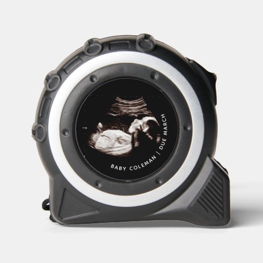 Zwangerschapsaankondiging Sonogram Rolmaat (Voorkant)