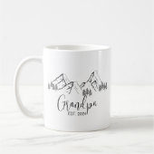 Zwangerschapsaankondiging voor grootouders koffiemok (Links)