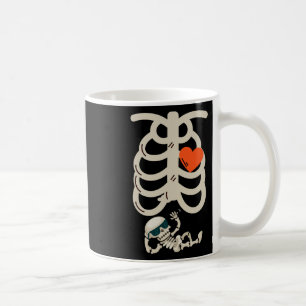 Zwangerschapsaankondiging X-ray Halloween Koffiemok