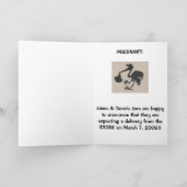 zwangerschapsaankondigingen aankondiging (Binnen)