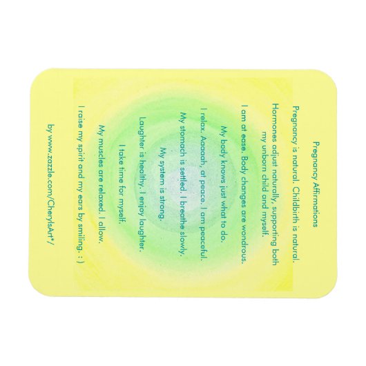 Zwangerschapsbevestiging Flexibele magneten (Horizontaal)