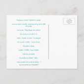 Zwangerschapsbevestigingen, briefkaarten (Achterkant)