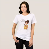 “Zwangerschapsbrein Funny T-Shirt | Cute Zwangersc (Voorkant volledig)