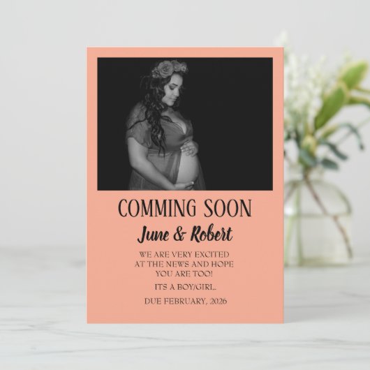 Zwangerschapskaarten (Staand voorkant)