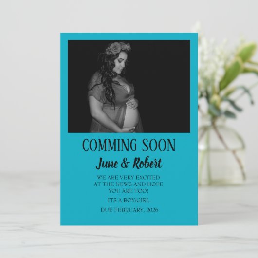 Zwangerschapskaarten (Staand voorkant)