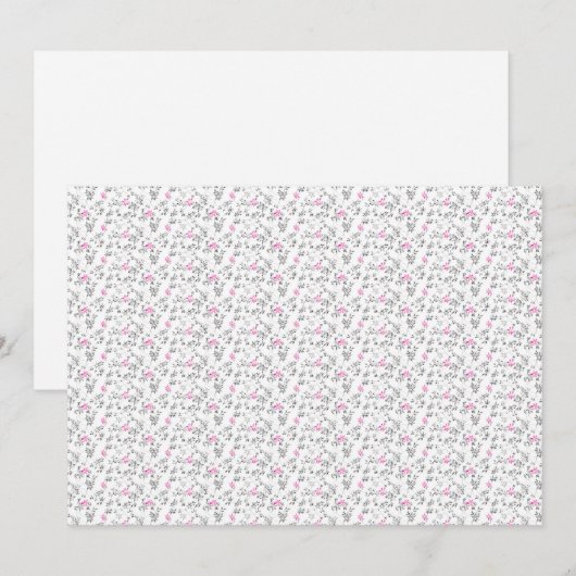 Zwangerschapsmededelingen Kaart (Voorkant / Achterkant)