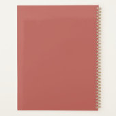 Zwangerschapsplanner, zwarte zwangere vrouw planner (Achterkant)