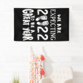 Zwangerschapsuitkondiging 2022 verwachten we spandoek (Insitu)