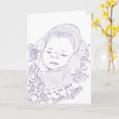 Zwangerschapsverlies sympathiekaart kaart (Gele Bloem)