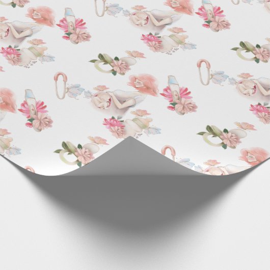 Zwangerschapswerkpapier Cadeaupapier (Hoek)