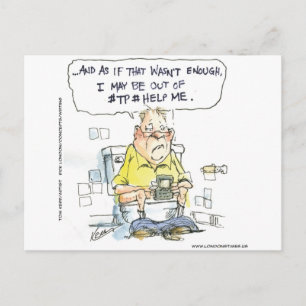 Zwangkamer niet 4 Sociaal netwerk Funny T - shirts Briefkaart