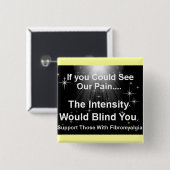 Zwangpijn Vierkante Button 5,1 Cm (Voorkant /achterkant)