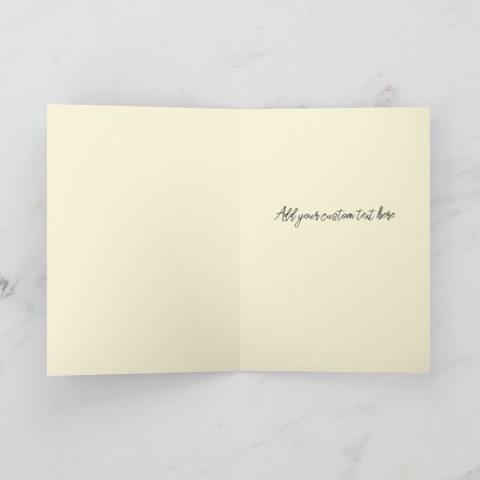  Zwangreflectie gekleurd Hartelijk dank Kaart (Binnen)