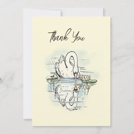 Zwangreflectie samengevoegd Dank u Kaart (Voorkant)