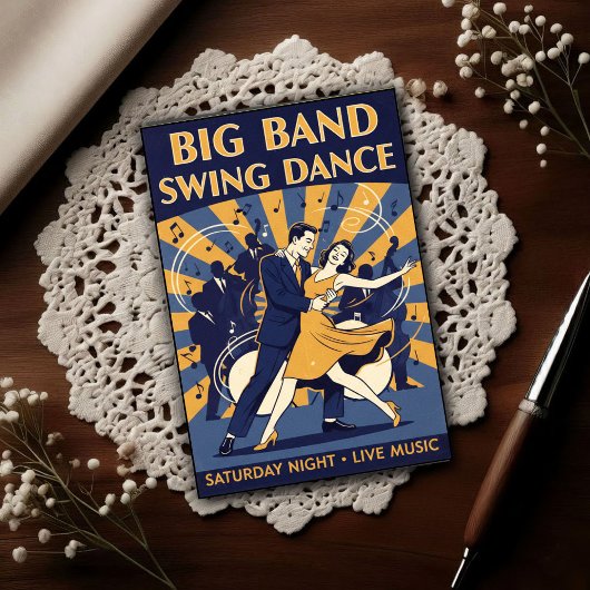 Zwangsdans uit de jaren 40  briefkaart