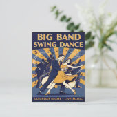 Zwangsdans uit de jaren 40  briefkaart (Staand voorkant)