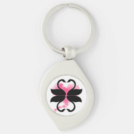 Zwannen Metalen sleutelhanger