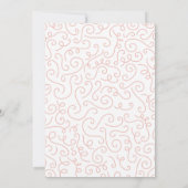 Zwans Baby shower Vogelvogel met kroon-Ed-strand Kaart (Achterkant)