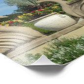 Zwans Bewakende Hollis Gardens op een Foto Afdruk (Hoek)