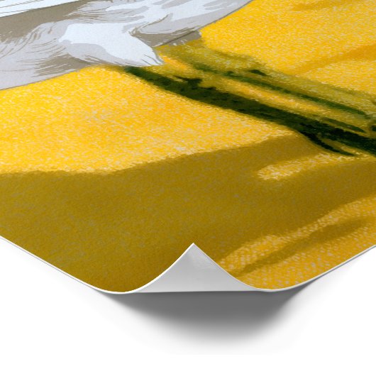 Zwans door Verneuil Poster (Hoek)