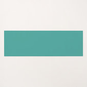 Zwans & Gepersonaliseerde Naam op Turquoise Yogamat (Achterkant (horizontaal))