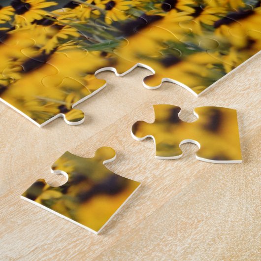 Zwans in de tuin - Puzzle Legpuzzel (Zijkant)