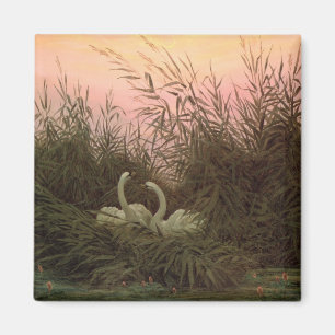 Zwans in the Reeds, c.1820 Magneet