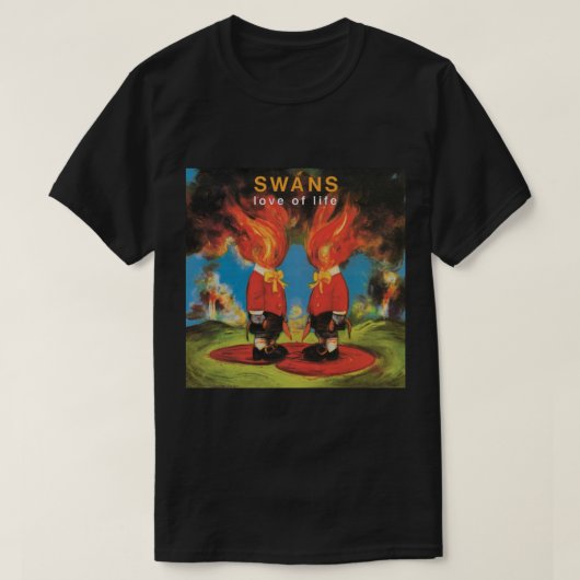 Zwans liefde voor leven Klassieke T-Shirt (Design voorkant)