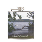 Zwans op Loch Lomond Heupfles (Voorkant)