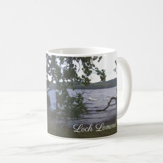 Zwans op Loch Lomond Koffiemok (Voorkant rechts)