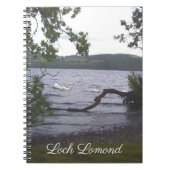 Zwans op Loch Lomond Notitieboek (Voorkant)