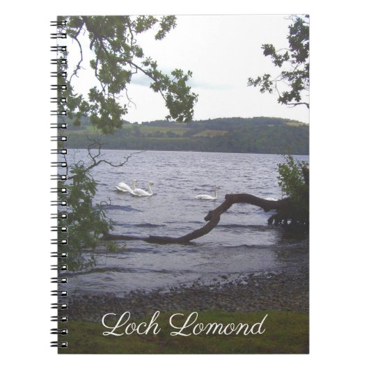 Zwans op Loch Lomond Notitieboek (Voorkant)