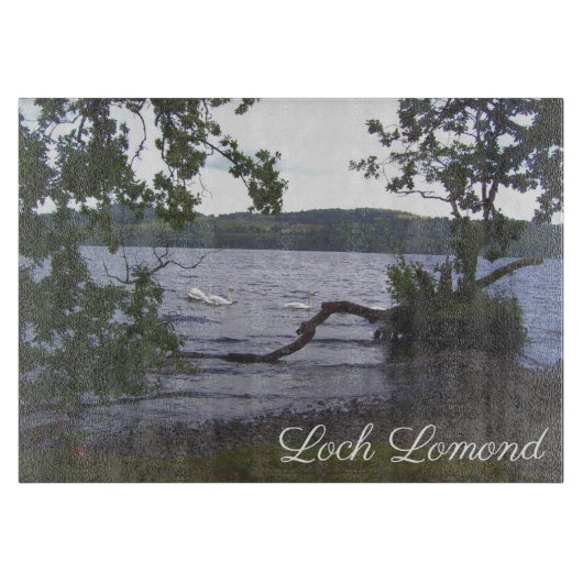 Zwans op Loch Lomond Snijplank (Voorkant)