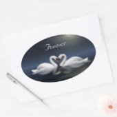 Zwans Ovale Sticker (Envelop)