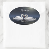 Zwans Ovale Sticker (Tas)