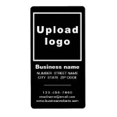 Zwar etiket voor verzending van bedrijfsmerk op po (Voorkant)