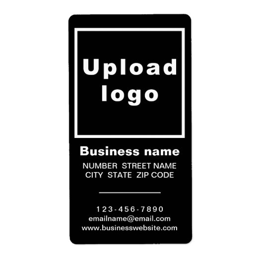 Zwar etiket voor verzending van bedrijfsmerk op po (Voorkant)