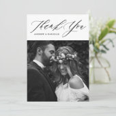 Zwar Schrift Verticaal Trouw Bedankt (Staand voorkant)