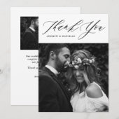 Zwar Schrift Verticaal Trouw Bedankt (Voorkant / Achterkant)