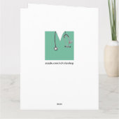 Zware Afstuderen-congraties Kaart (Achterkant)