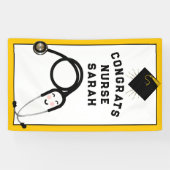 Zware Afstuderen-congraties Spandoek (Horizontaal)