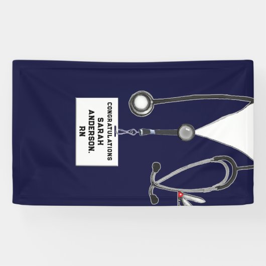 Zware Afstuderen-congraties Spandoek (Horizontaal)